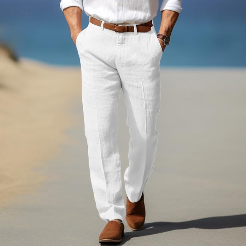Elegante Leinenhosen