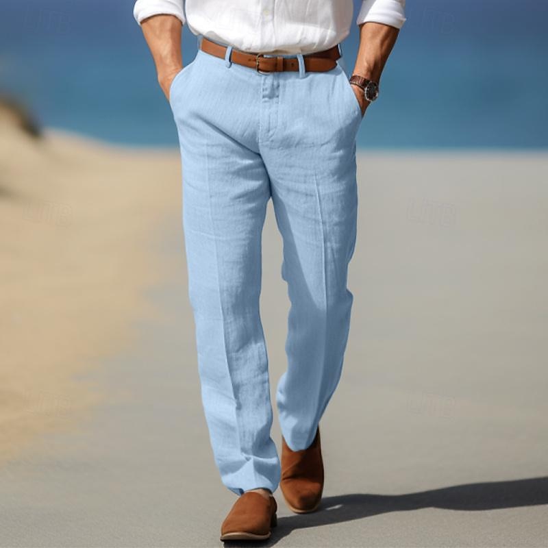 Elegante Leinenhosen