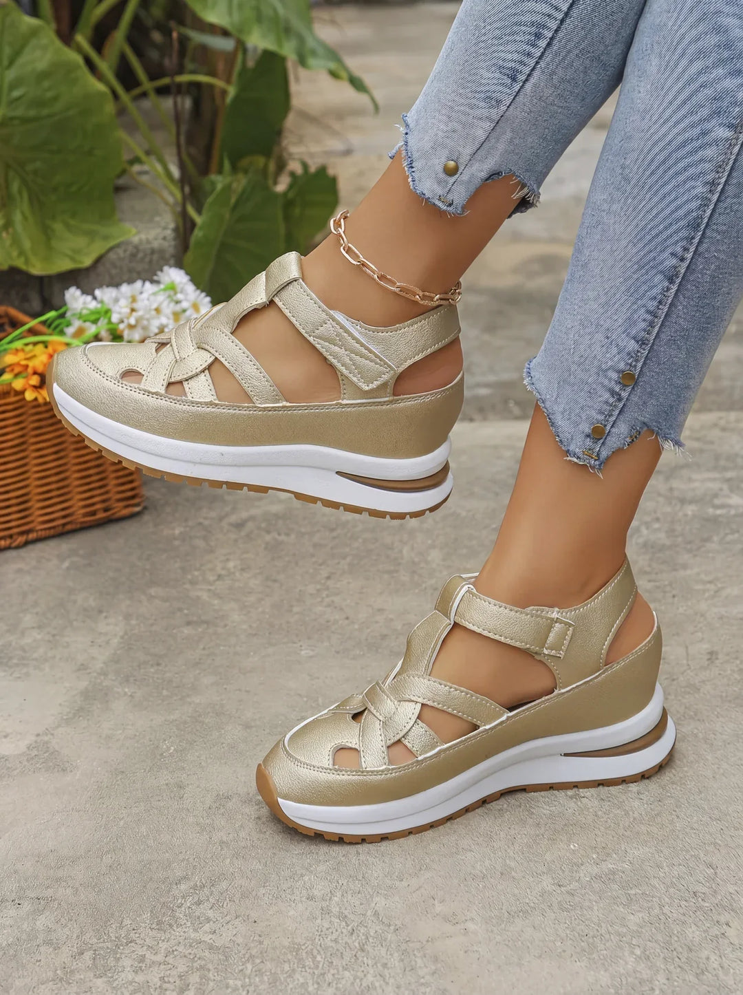 Duna - Bequeme Wedgesandalen für Frauen