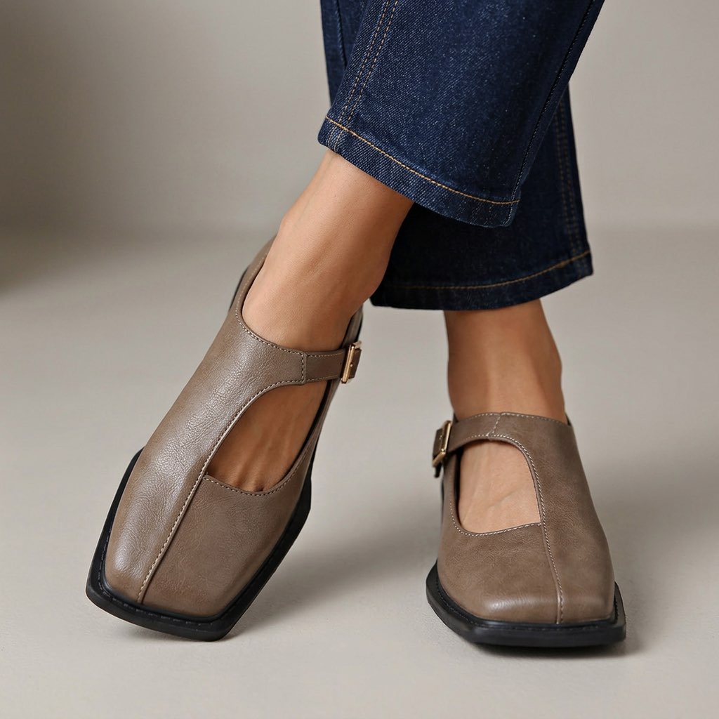Rosalie | Komfort Leder Ballerinas