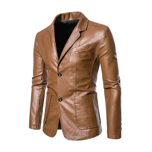 Business Casual Lederjacke
