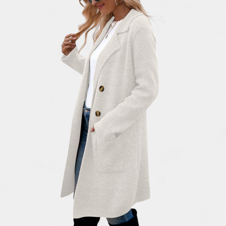 ZAHEKA | Lässiger Midikleid mit langen Ärmeln
