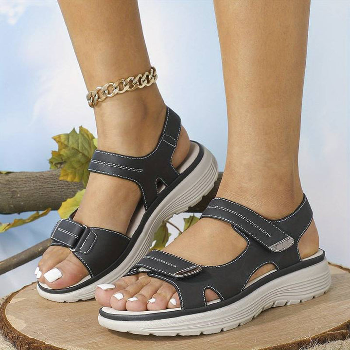 Sonja™ | Bequeme orthopädische Ledersandalen