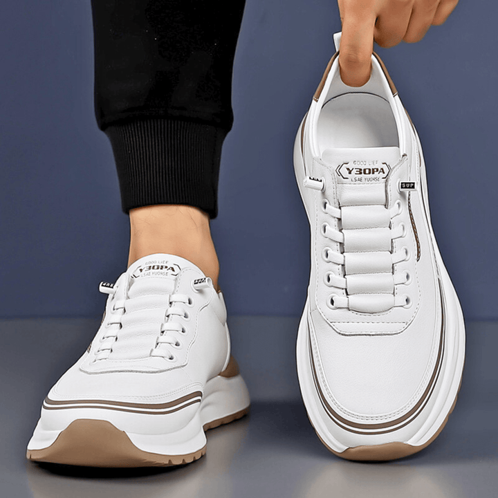 Lässige Lederschuhe
